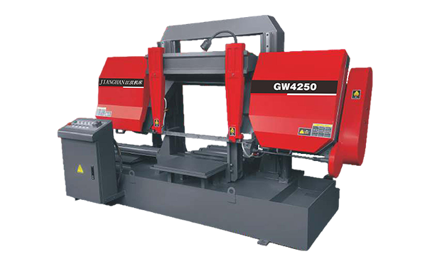 黄江镇GW4250双柱龙门卧式带锯床