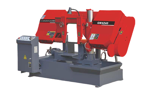 黄江镇GW4240双柱卧式带锯床