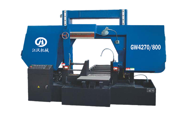 黄江镇GW4270/800双柱龙门卧式带锯床